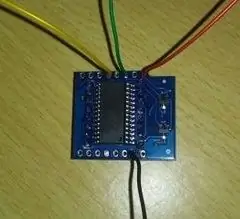 Spajkajte LED matrico na Arduino