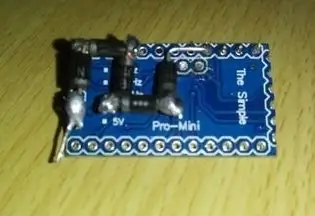 Spajkajte LED matrico na Arduino