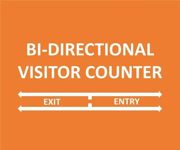 BI - CONTADOR DE VISITANTES DIRECIONAL USANDO 8051 (AT89S52): 4 etapas