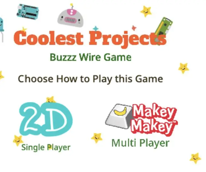 Buzz Wire Game usando Makey Makey e Scratch: 3 passaggi