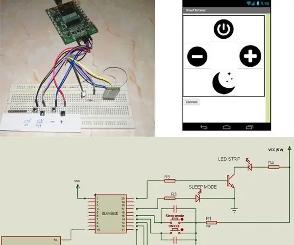 DIY Smart LED -dimmer wat via Bluetooth beheer word: 7 stappe