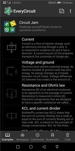 Az EveryCircuit alkalmazás próbaverziójának telepítése