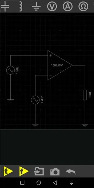 Simulasi Rangkaian Opamp Loop Terbuka