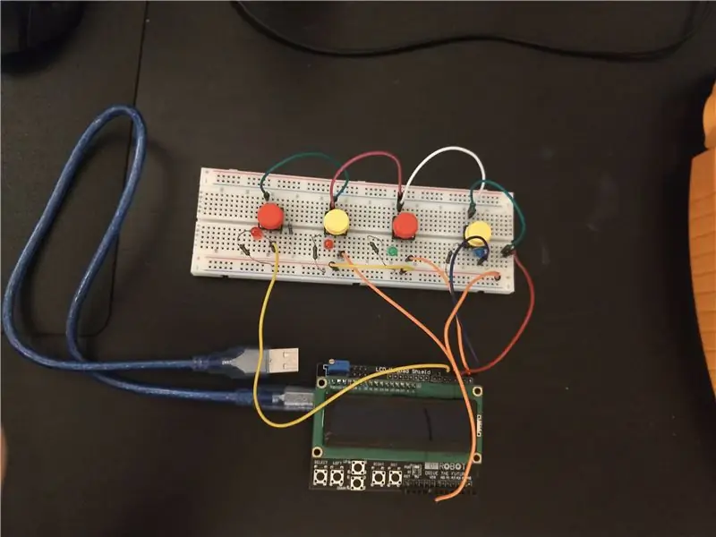 Led Reactie Spel Met LCD tastatūras vairogs