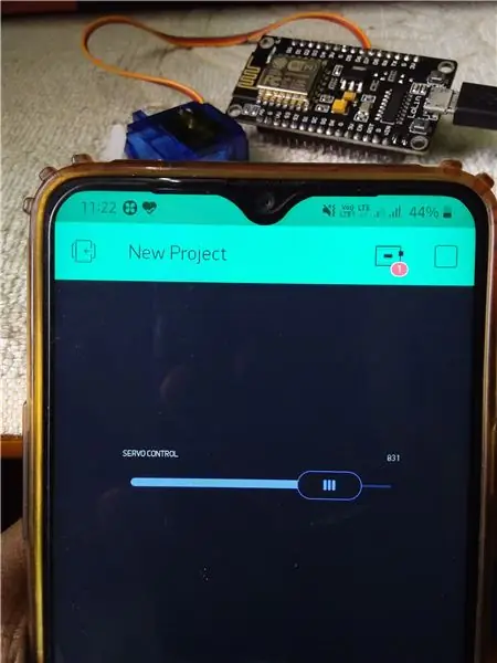 SERVO MOTORBEHEER MET WIFI EN BLYNK