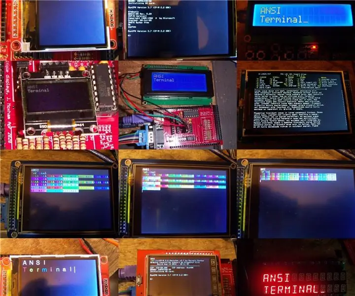 Una col·lecció de terminals ANSI: 10 passos