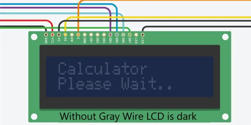 Завършете LCD връзките