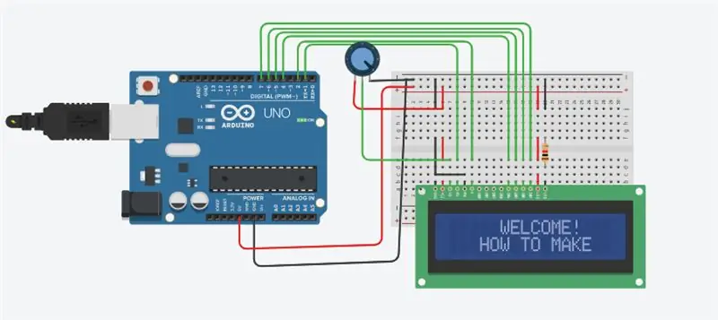 Uw naam afdrukken op een LCD-scherm