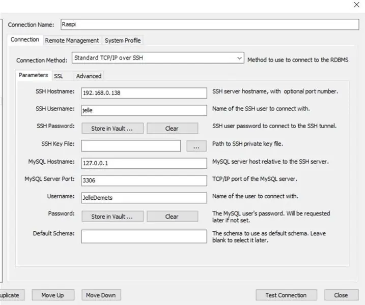 Pripojenie MySQl