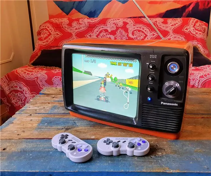 تلفزيون Retrogaming محمول: 4 خطوات