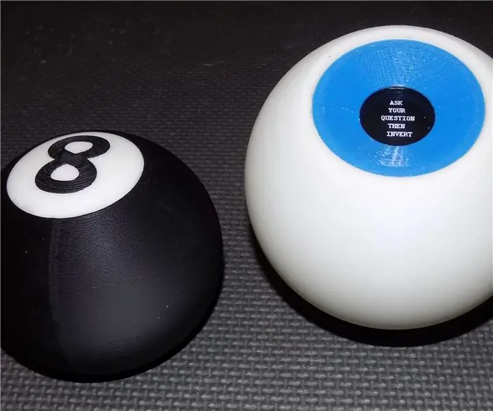 Electronic Magic 8 Ball და Eyeball: 11 ნაბიჯი (სურათებით)