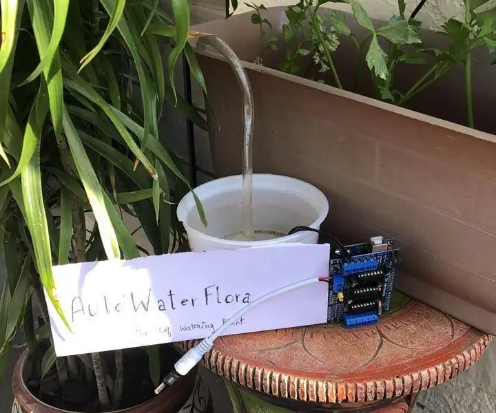 AutoWaterFlora: Loji Penyiraman Sendiri: 3 Langkah