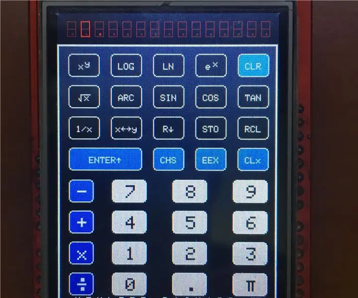 Emulatore di calcolatrice scientifica HP-35 con Arduino Uno: 4 passaggi