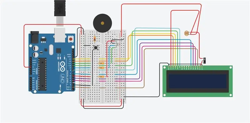 Arduino LCD ბურთი თამაში