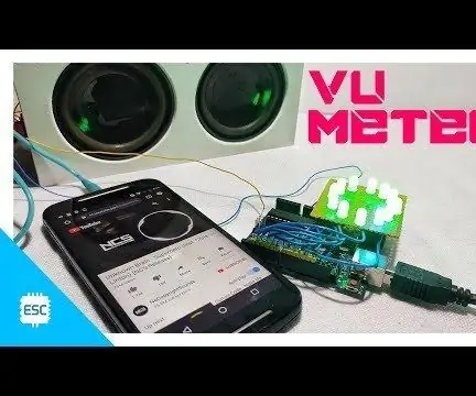 Yooj Yim Vu Meter Siv Arduino: 6 Kauj Ruam