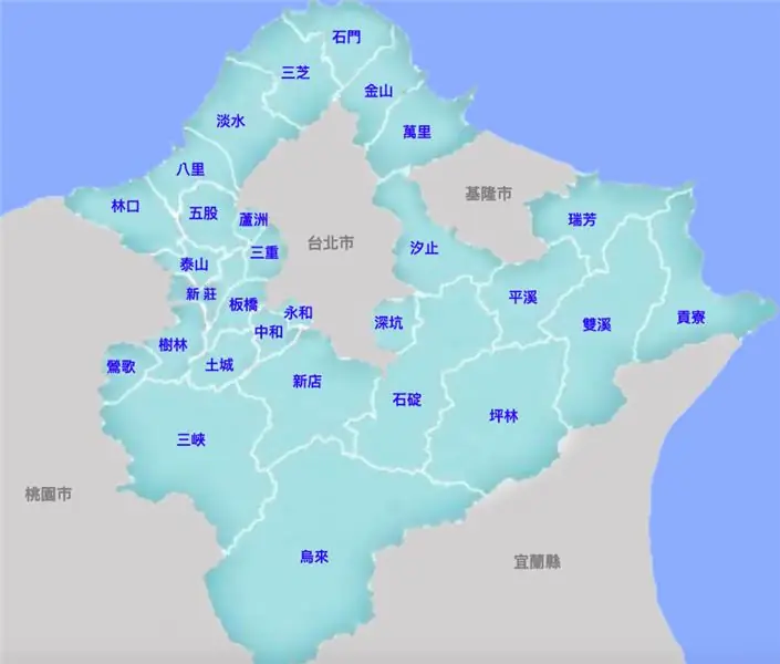 Neue Touristenkarte der Stadt Taipeh !!!