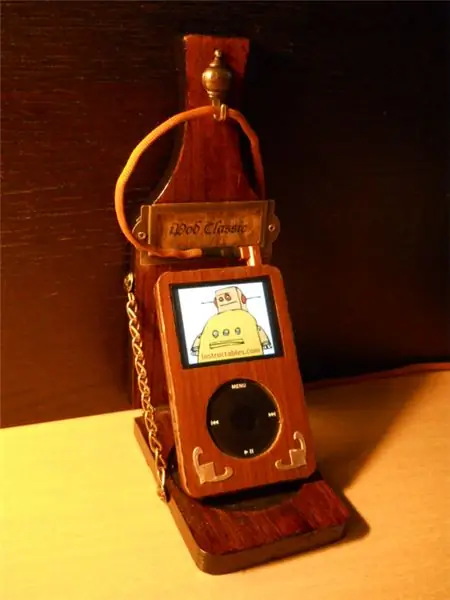 Steampunk IPod klasszikus állvány: 8 lépés