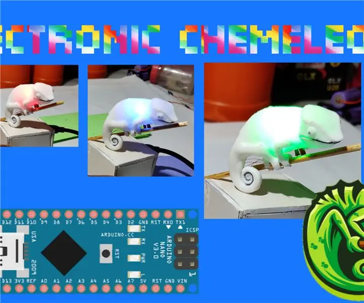 COLOR CHANGING ELECTRONIC CHAMELEON: 6 Hakbang