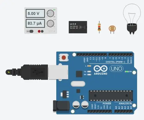 Svietidlo Arduino s intenzitou svetla - Jyothir: 5 krokov