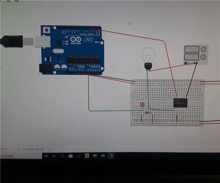 „Arduino“šviesos intensyvumo lempos gamyba: 5 žingsniai