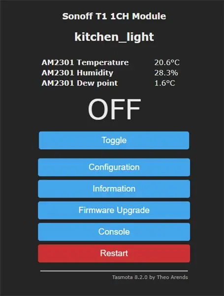 Configurazione del firmware