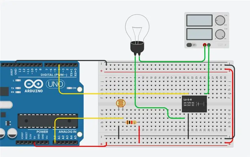 Elektr ta'minoti, o'rni va lampochka