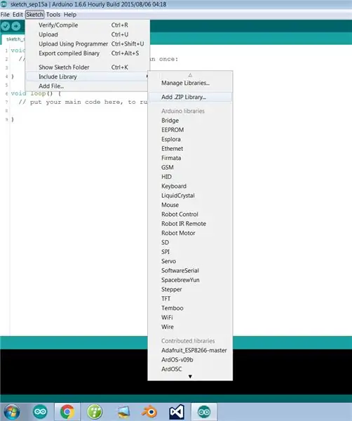 Instal Arduino IDE dan Tambahkan Perpustakaan 'Keypad'