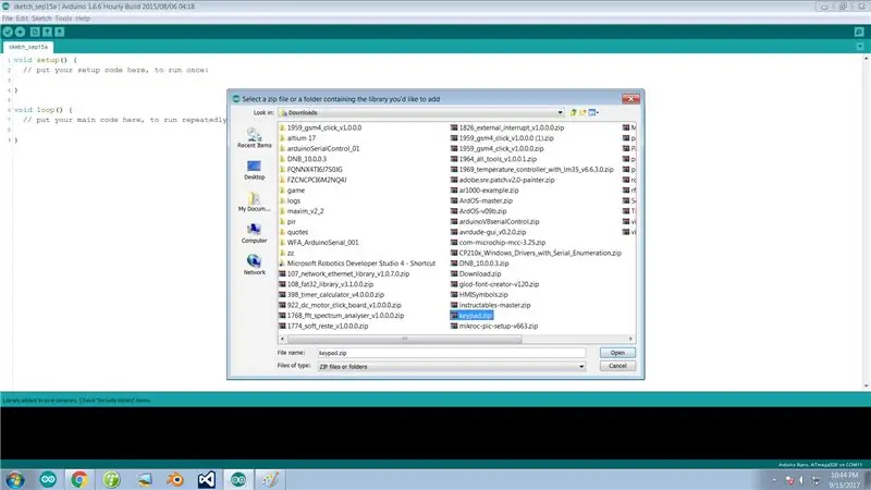 I-install ang Arduino IDE at Idagdag ang 'Keypad' Library