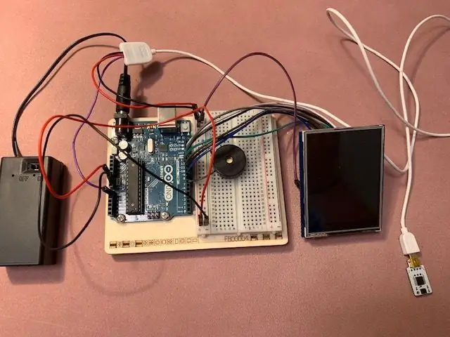 Dokončený život Arduino Circuit