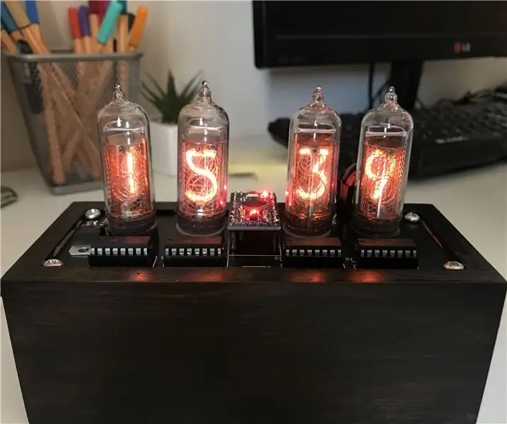 DIY IN-14 นาฬิกา Nixie: 4 ขั้นตอน