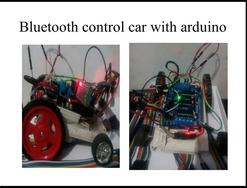 Arduino Bluetooth -bil: 6 steg (med bilder)