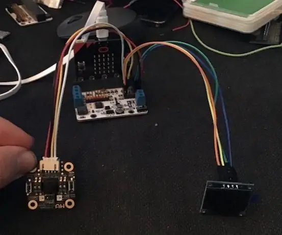 Czujnik wizyjny Micro:bit MU - połączenie szeregowe i ekran OLED: 10 kroków