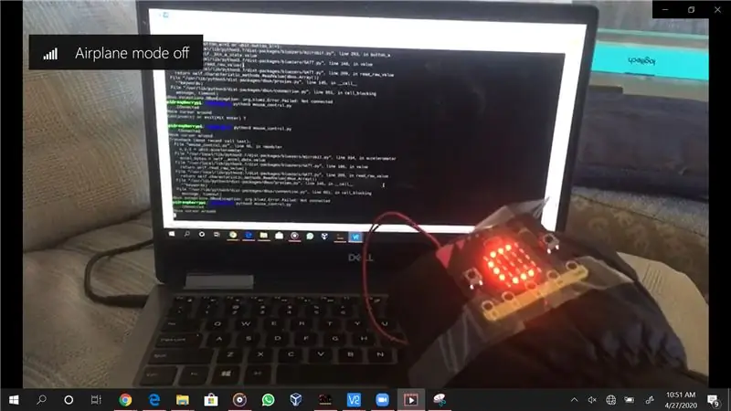 Ratolí controlat per gestos mitjançant Micro: bit