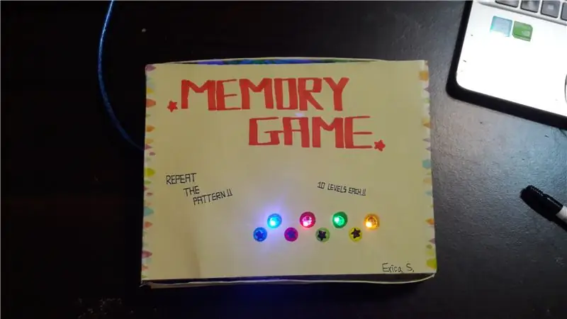 Caja de juego de memoria