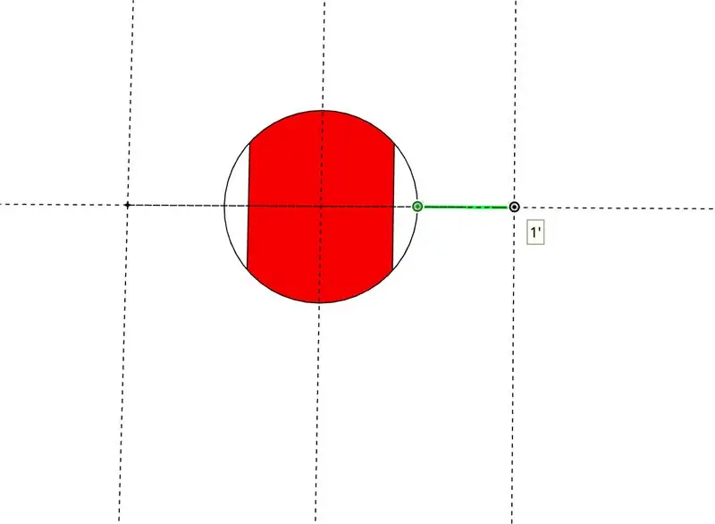 Configuració del front interior del cercle (punts de front final de la zona final)