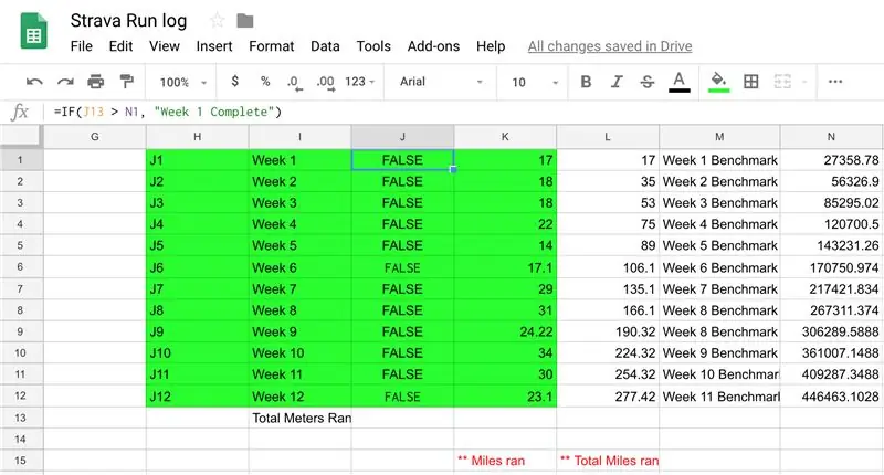 Langkah 2A: Buat Pencetus Strava ke Google Spreadsheet