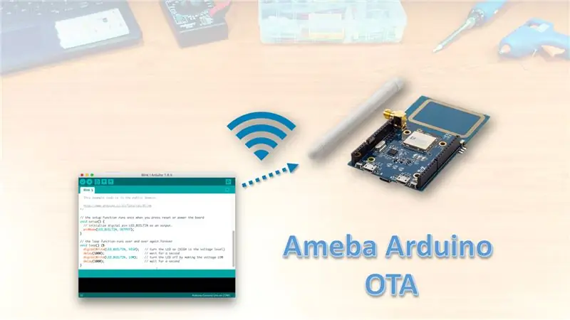 תכנות Arduino Over the Air (OTA) - Ameba Arduino