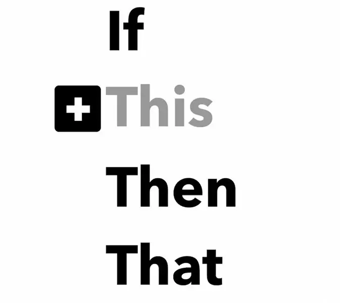 (Setup) IFTTT Webhook Api *Erfahrene Benutzer*