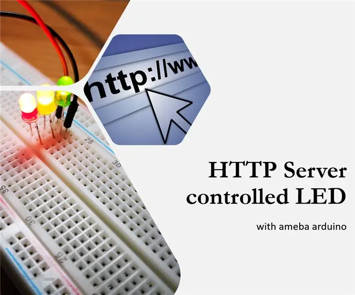 HTTP servera kontrolēta gaismas diode - Ameba Arduino: 3 soļi