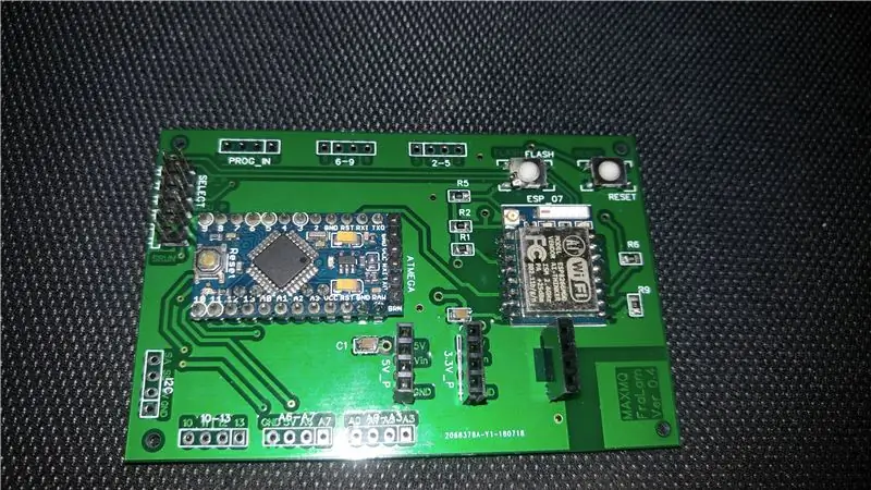 La contraction de la planche après gravure du prototype pour les tests