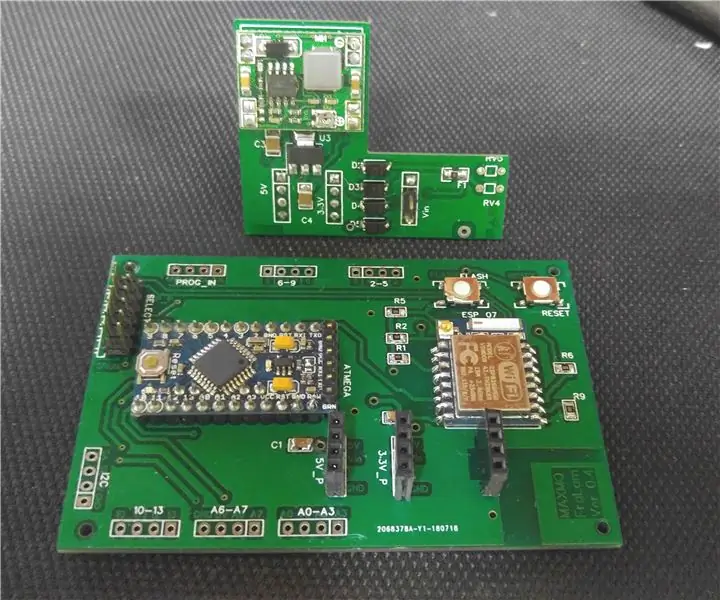 MQmax 0,7 a Edullinen WiFi IoT -alusta Esp8266: n ja Arduino Mini Pron perusteella: 6 vaihetta