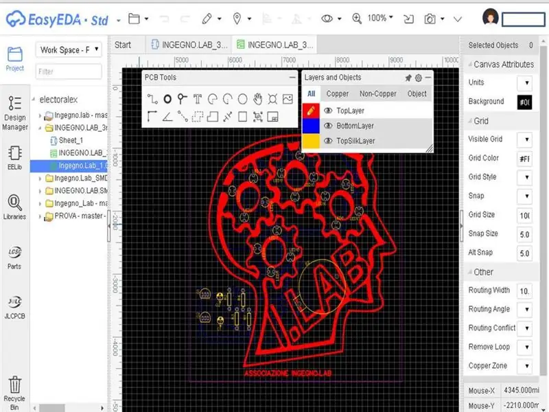 Convierta el esquema creado en PCB