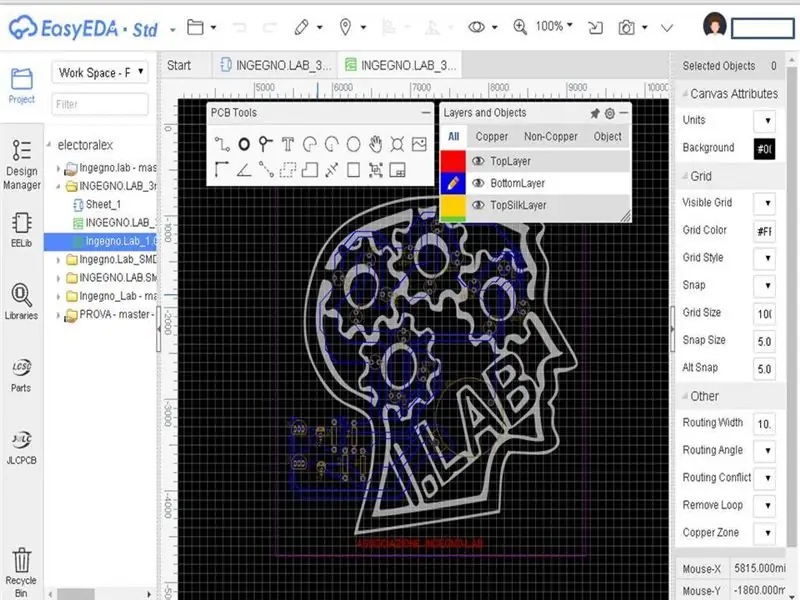 Badilisha Schematic Iliyoundwa katika PCB