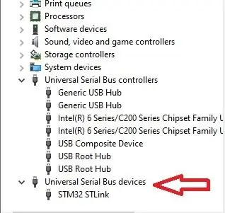 ST LINK V2 USB adapter