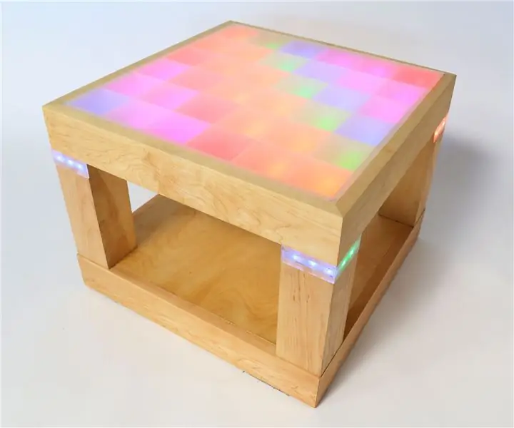 Light-Up Disco Table: 27 Βήματα (με Εικόνες)