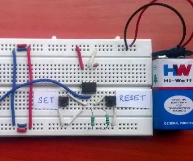 Circuito del botón de alarma de pánico con circuito integrado de temporizador 555 (parte 1): 4 pasos