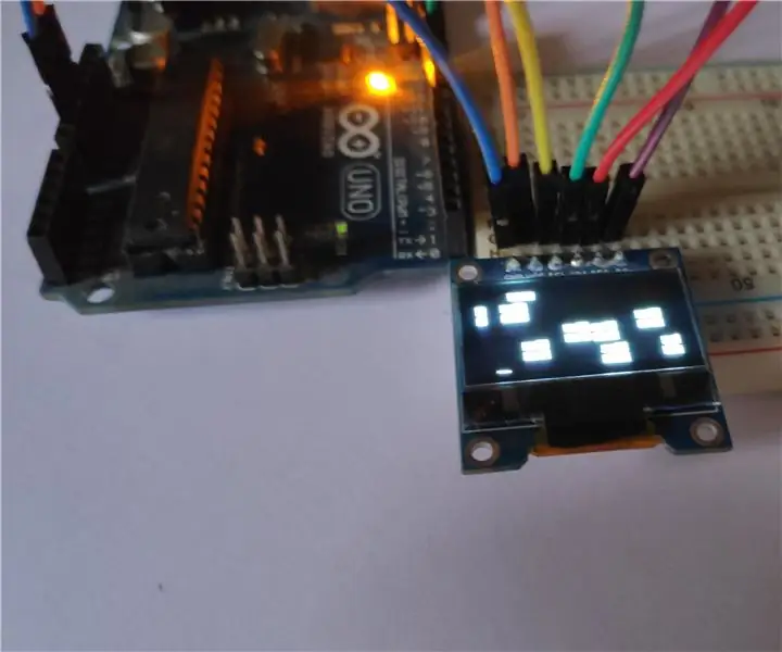 Oled-display programmeren: 5 stappen