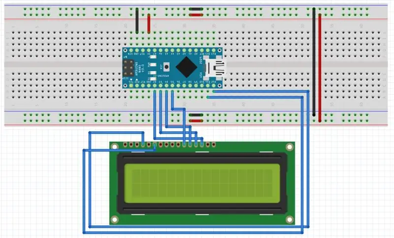 Pagkonekta sa LCD sa Arduino