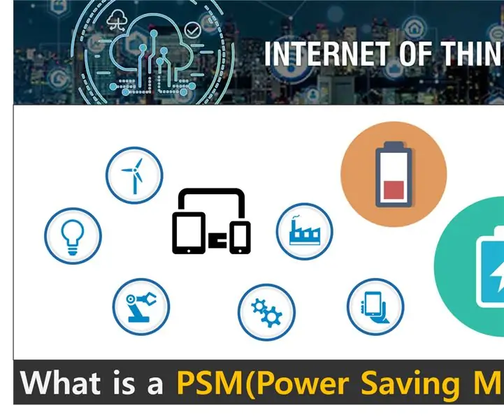 LTE Cat.M1деги PSM (энергияны үнөмдөө режими) деген эмне?: 3 кадам