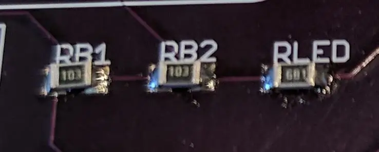 Solder Permukaan Mount Resistor